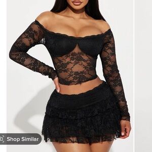 Fashion Nova Skirt Set